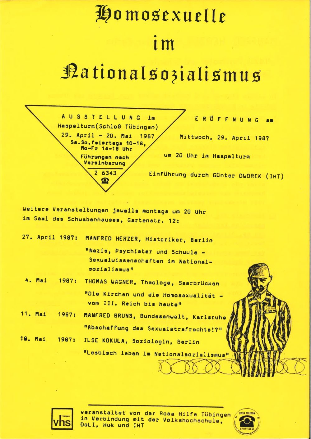 Ausstellung Homosexuelle im NS, Schwules Museum, Deutsche Städte