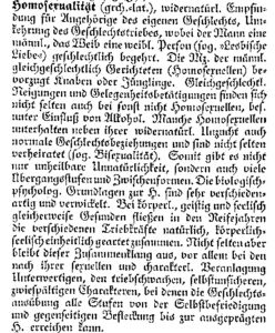 Meyers Lexikon 1938-Homosexualität
